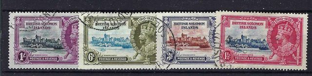 Image of British Solomon Islands/Solomon islands SG 53/6 FU British Commonwealth Stamp